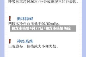 和龙市疫情4月27日/和龙市疫情防控