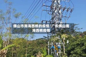 佛山市南海西樵的疫情/广东佛山南海西樵疫情