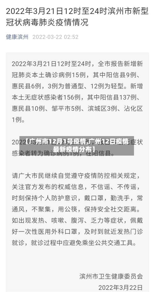 【广州市12月1号疫情,广州12日疫情最新疫情分布】-第1张图片